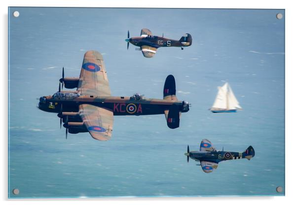 Battle of Britain Flyast Acrylic by J Biggadike