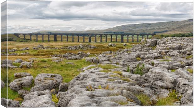 The Ribblehead Viaduct Canvas Print by Mark Godden