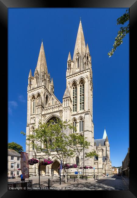 Truro Cathedral Cornwall Framed Print by Jim Monk