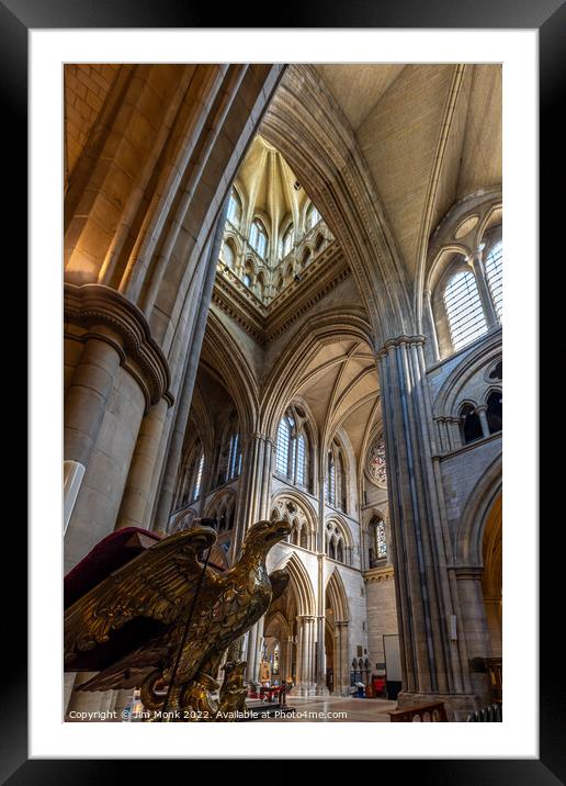 Truro Cathedral Interior Framed Mounted Print by Jim Monk