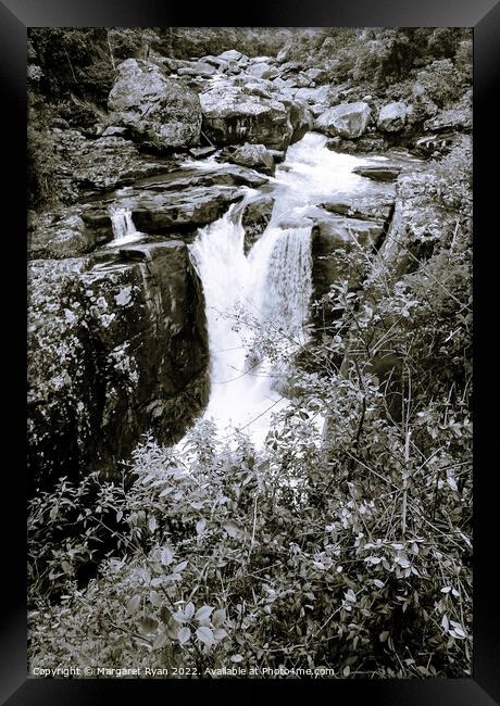Cascade Namorana Framed Print by Margaret Ryan