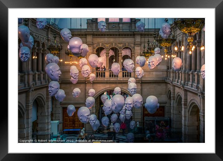 Kelvingrove Floating Heads Framed Mounted Print by RJW Images