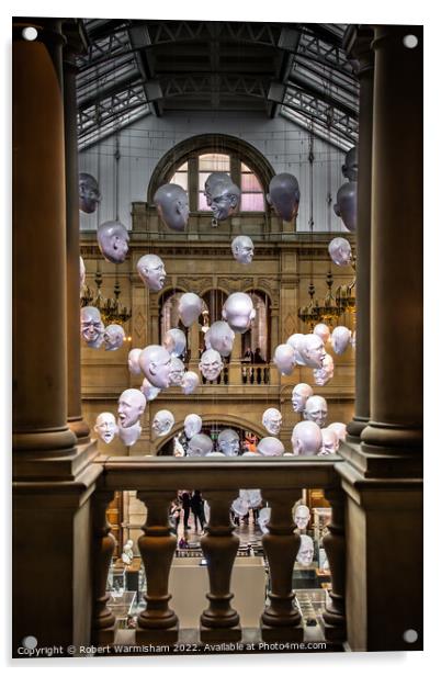 Kelvingrove Floating Heads Acrylic by RJW Images
