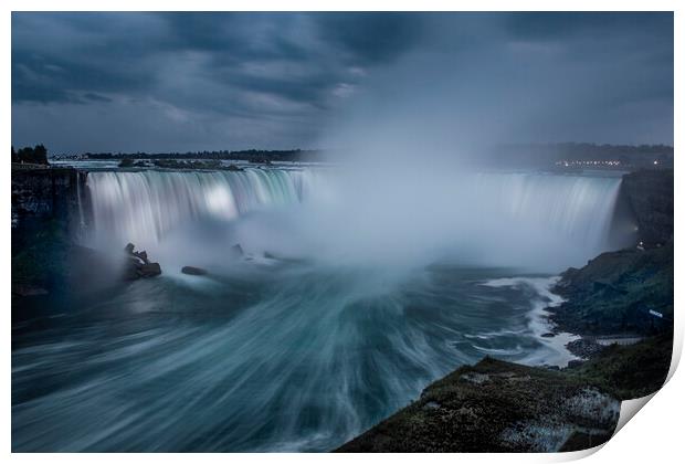 Horseshoe Falls, Niagara Print by Kelly Bailey