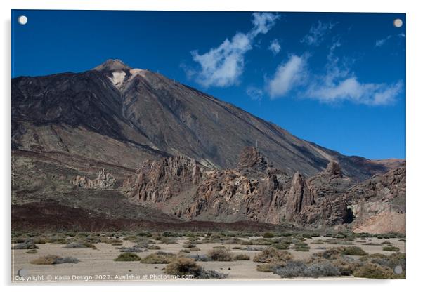 El Teide: Looking Up in Wonder Acrylic by Kasia Design