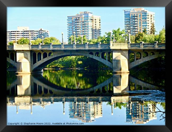 Rideau River Reflections Framed Print by Stephanie Moore