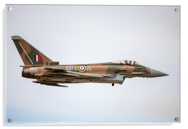 Eurofighter Typhoon Acrylic by Steve de Roeck