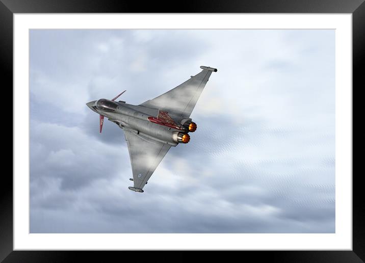 Typhoon ZK353 Framed Mounted Print by J Biggadike