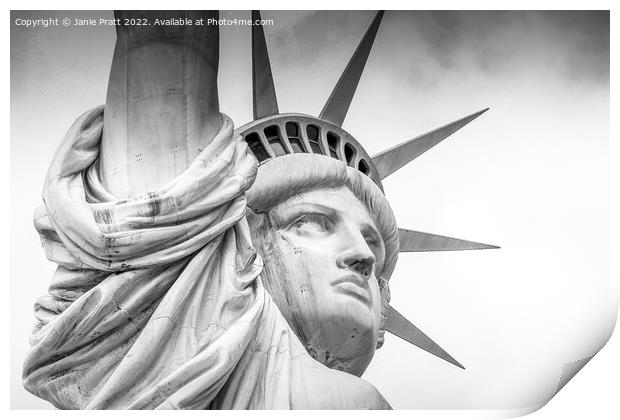 Lady Liberty 3 Print by Janie Pratt