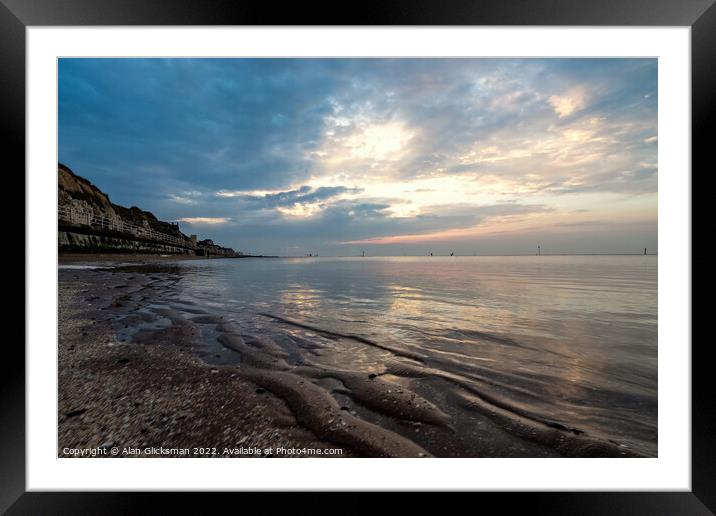 Along the waters edge  Framed Mounted Print by Alan Glicksman