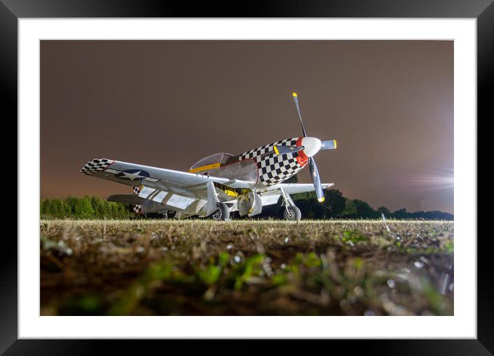 P-51D Mustang Contrary Mary Framed Mounted Print by J Biggadike