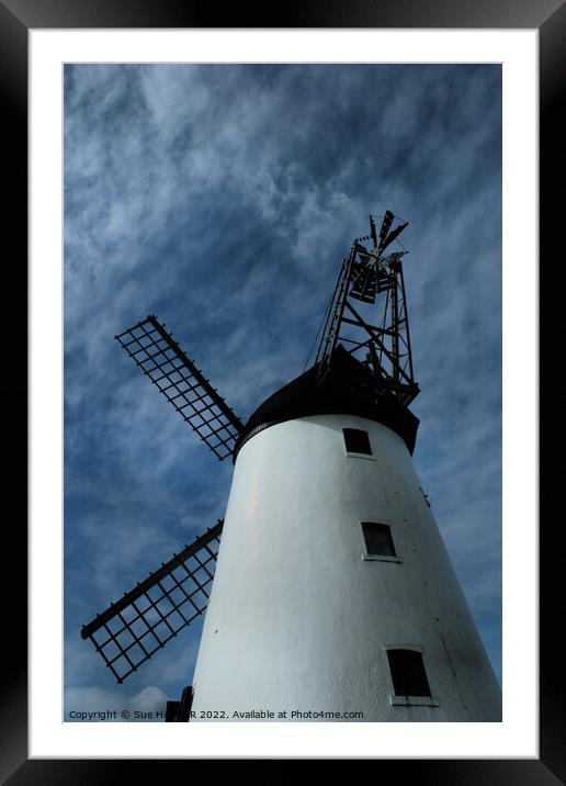 Lytham windmill Framed Mounted Print by Sue HASKER