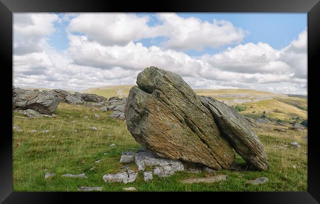 Norber Erratic Framed Print by Mark Godden