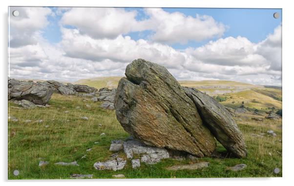 Norber Erratic Acrylic by Mark Godden