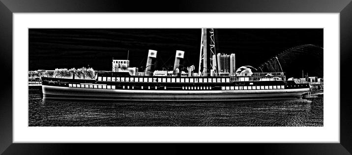 TS Queen Mary Glasgow Framed Mounted Print by Allan Durward Photography