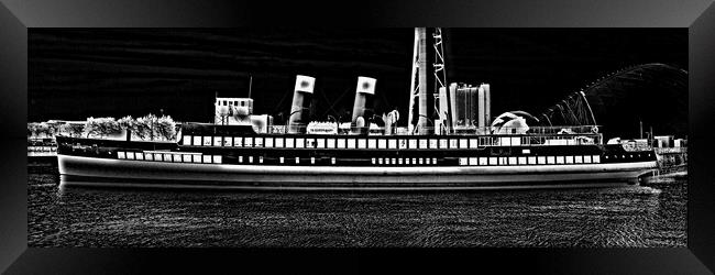 TS Queen Mary Glasgow Framed Print by Allan Durward Photography