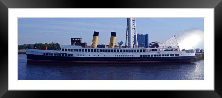 TS Queen Mary Framed Mounted Print by Allan Durward Photography
