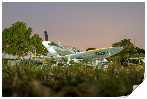 Supermarine Spitfire MK Vc EE602 Print by J Biggadike