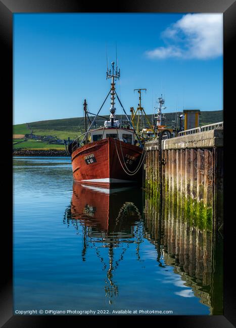 Dingle Harbor Dock Framed Print by DiFigiano Photography