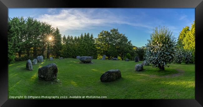 Kenmare Stone Circle Framed Print by DiFigiano Photography