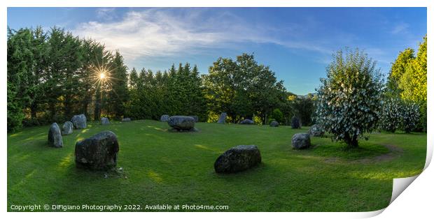 Kenmare Stone Circle Print by DiFigiano Photography