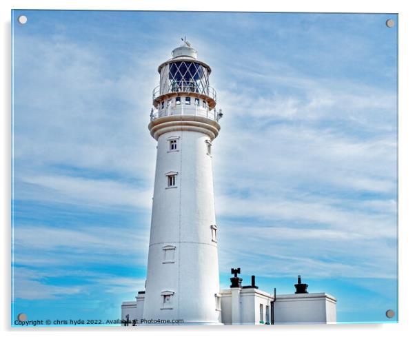 Flamborough Head Lighthouse Acrylic by chris hyde