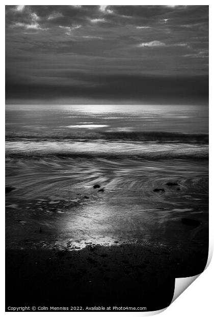 St Marys Bay Monochrome II Print by Colin Menniss