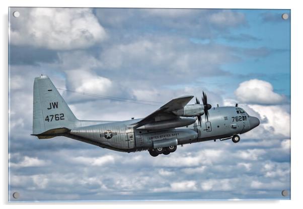Lockheed C-130T Hercules Acrylic by Derek Beattie