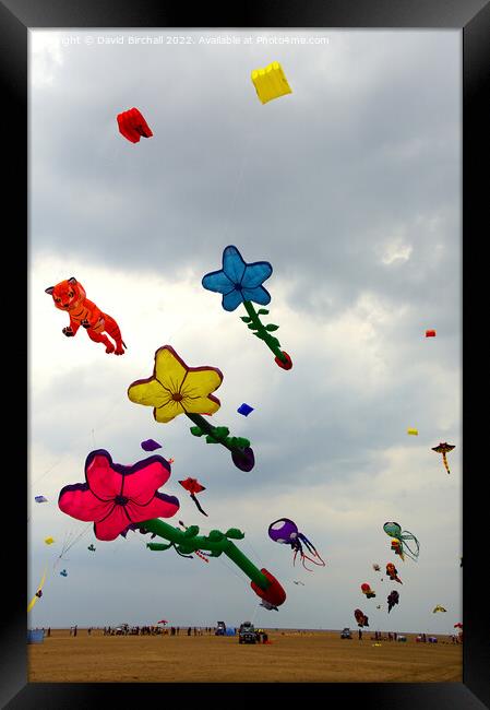 Kite festival at Lytham St. Annes Framed Print by David Birchall