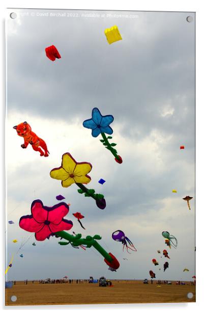 Kite festival at Lytham St. Annes Acrylic by David Birchall