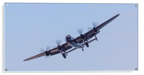 Majestic Avro Lancaster Bomber Acrylic by Phil Durkin DPAGB BPE4