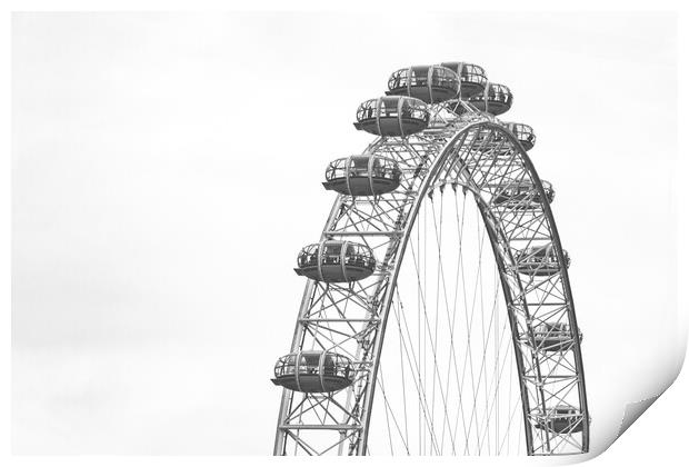 London Eye  Print by Glen Allen