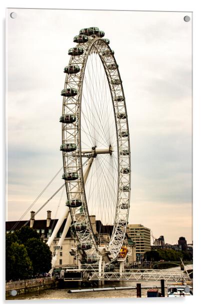 London Eye 02 Acrylic by Glen Allen