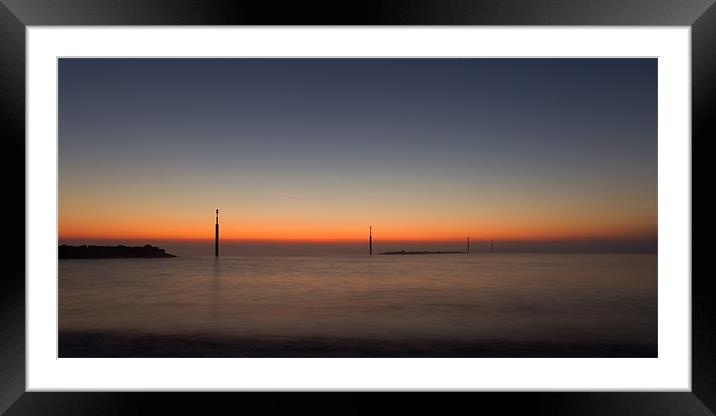 Subs - Sea Palling Framed Mounted Print by Simon Wrigglesworth
