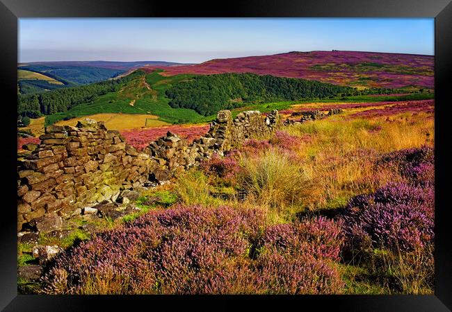 Derwent and Bamford Edge, Derbyshire, Peak District Framed Print by Darren Galpin