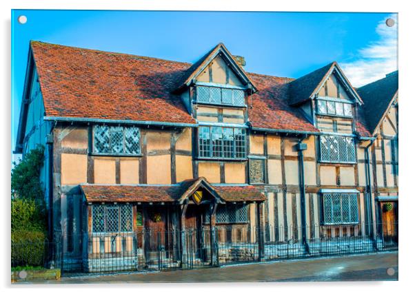 Shakespeare's birthplace Acrylic by Bill Allsopp