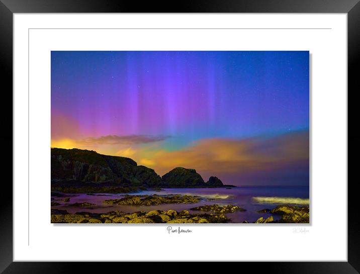 Pure heaven northern lights aurora borealis Framed Mounted Print by JC studios LRPS ARPS