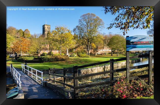 Vines Park Droitwich Framed Print by Pearl Bucknall