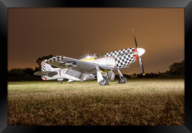 P-51D Mustang Contrary Mary Framed Print by J Biggadike