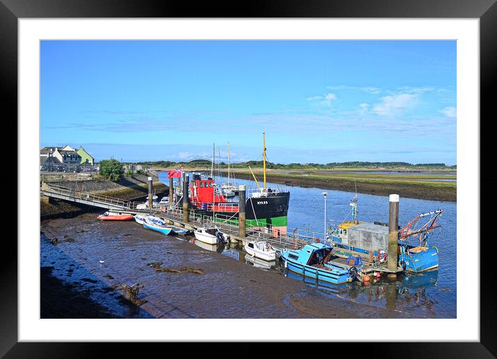 Irvine harbour North Ayrshire Framed Mounted Print by Allan Durward Photography