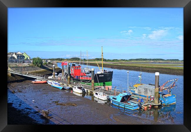 Irvine harbour North Ayrshire Framed Print by Allan Durward Photography