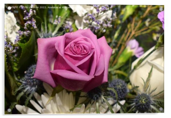 Sympathy Bouquet (15A) Acrylic by Philip Lehman