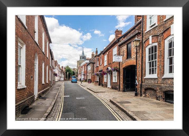 Church Street, Aylesbury, Framed Mounted Print by Kevin Hellon