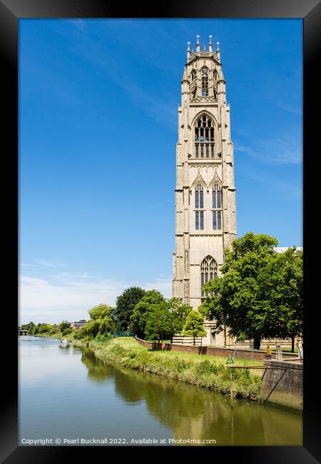 Boston Stump Lincolnshire Framed Print by Pearl Bucknall