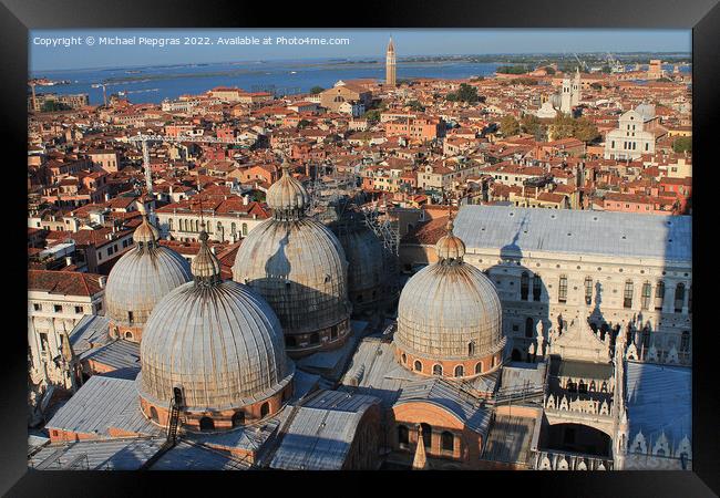 Beautiful view on and in venice city. Framed Print by Michael Piepgras