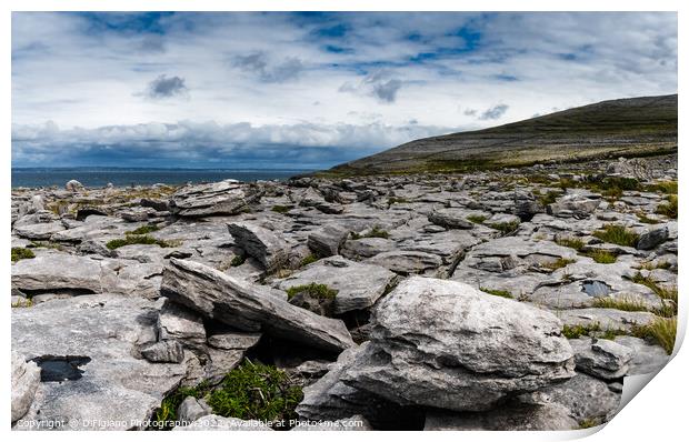 The Burren Coast Print by DiFigiano Photography