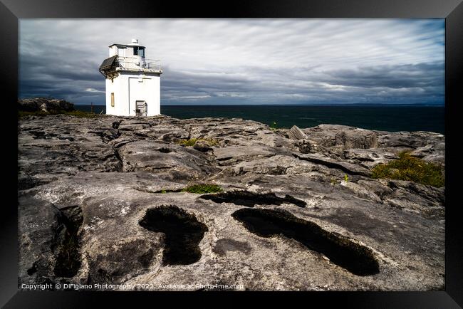 Black Head Lighthouse Framed Print by DiFigiano Photography