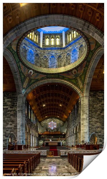 The Galway Cathedral Print by DiFigiano Photography