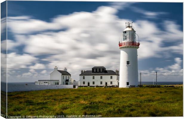 Loop Head Lighthouse Canvas Print by DiFigiano Photography