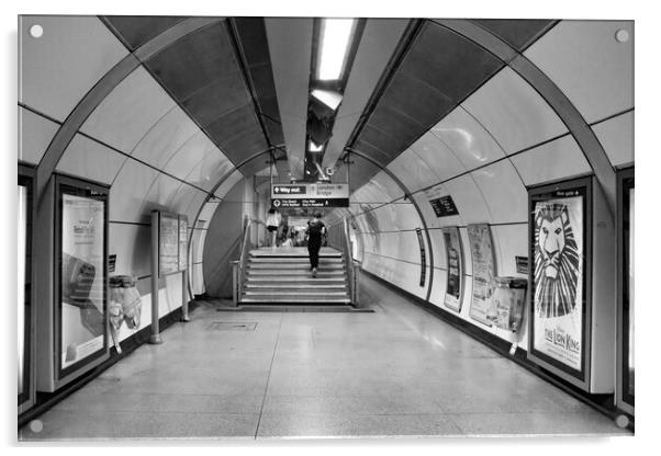 London Bridge Underground Station Acrylic by Glen Allen